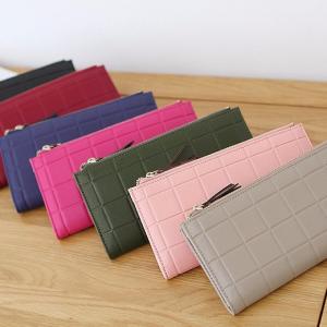 Wholesale 0.2kg 19x10cm Ladies Genuine Leather Wallets 10cm Silk Screen Printing ROHS from china suppliers