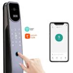 Tuya Fingerprint Biometric Face Recognition Door Lock Smart Password Card Key