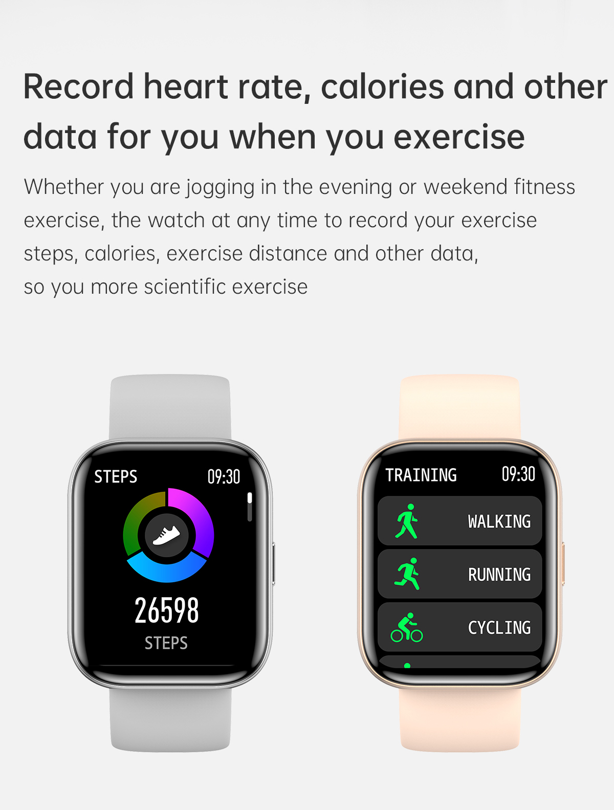HL69 Smartwatch Exercise IPS 240*280 180mAH Heart Rate Wechat Movement