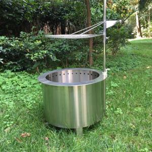 Wholesale Charcoal Round Smokeless Fire Stove 14 Inch Pit With Grill from china suppliers