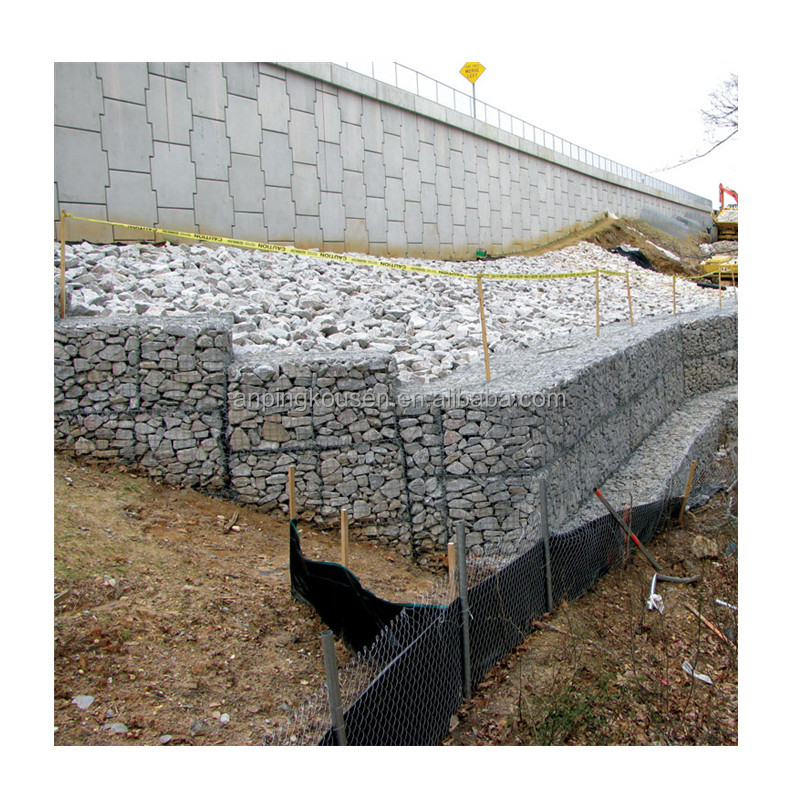Galvanized Welded Iron Wire Mesh Gabion for Hard Welded Square Hole Retaining Wall