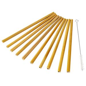 Wholesale Reusable Natural Bamboo 19cm Disposable Bamboo Straws For Coffee Cocktail from china suppliers