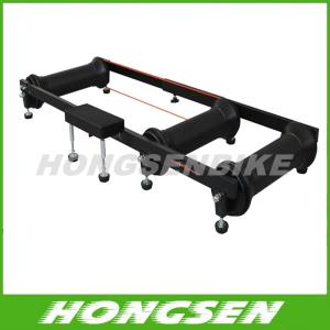 Wholesale High Quality Low Price Aluminum Plastic Indoor Folding Bicycle Roller Trainer For Sale from china suppliers