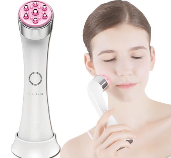 Ion Photon Skin Care Ems Warm Ultrasonic Ion Face Massage Hot Facial Massager 4