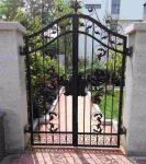 European Custom Wrought Iron Doors Decorative Metal Garden Gates For Villa
