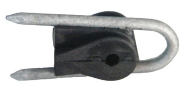 Staple U Type Nail Electric Fence Wood Post Insulators 4.2mm Hot Dip Galvanized