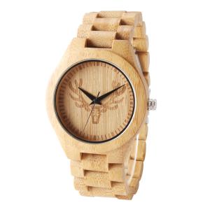 Wholesale Bamboo Wooden Quartz Watch Fashion Luxury Brand Analog One Year Warranty from china suppliers