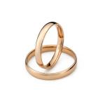 Hot Sale 18K Rose Gold Couple Rings For Women Men Gift (GDR004)