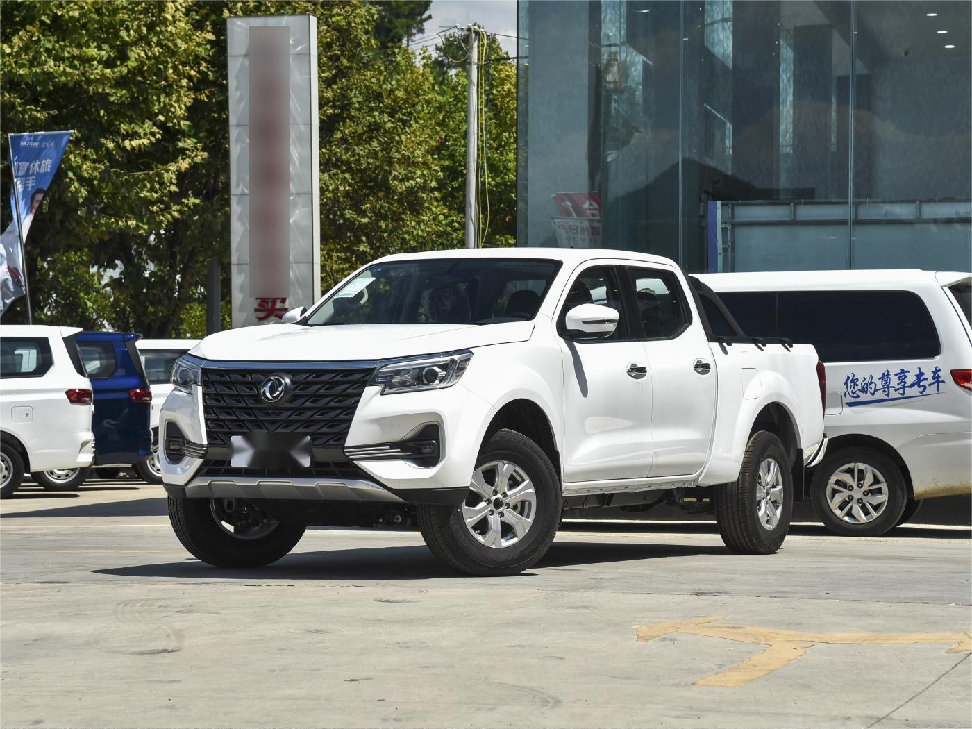 2024 Dongfeng 4*4 8AT Gasoline Pickup Truck With ESC And Aluminium Alloy Roof Rack
