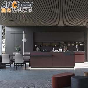 Wholesale Kitchen Furniture Modular Cabinets in Modern Design for Container Villa House Bodex Color from china suppliers