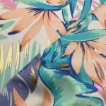 82% Nylon 18% Spandex Fabric 200GSM Printed Woven Fabric For Women Yoga Wear
