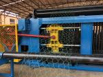 Low Carbon Steel Wire Fence Mesh Welding Machine , Gabion Box Machine Longlife