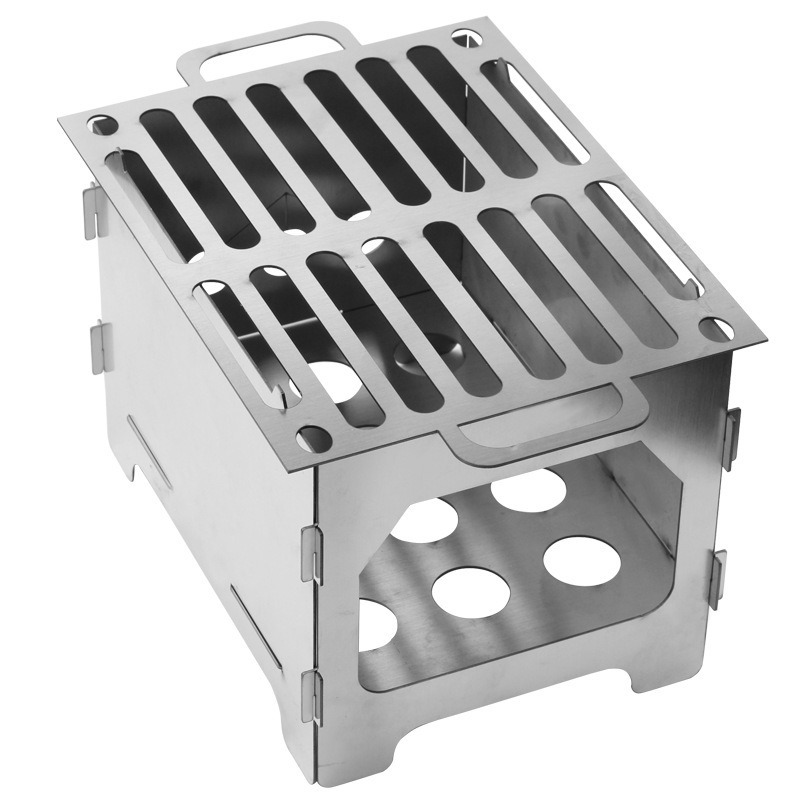 Stainless Steel Camping BBQ Grill Stove Barbecue