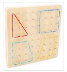 Tie Nail 16.5cm Wooden Learning Toys Montessori Teaching Aid