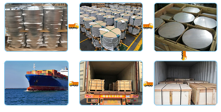 stainless steel circle shipping