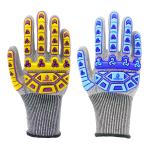 4X43CP PU Dipped Anti-Impact Work Gloves HPPE Liner Cut Resistant Safety Gloves