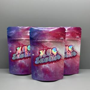 Wholesale Food Grade Weed Holographic Bags Aluminum Foil Stand Up Pouch from china suppliers