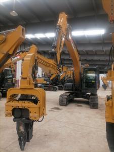 Wholesale Excavator Vibrating Hydraulic Pile Driver 32 Mpa 40 - 45 Ton from china suppliers