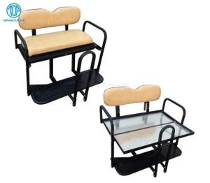 Wholesale Tan Golf Cart Rear Flip Back Seat Kit Premium 3.5Inch Thick Bottom Cushion from china suppliers