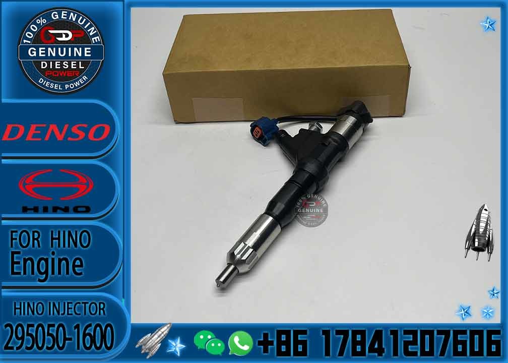 Common rail Injector 295050-1600 295050-1890 095000-5220 095000-5221 fuel injector for HION E13C 700 engine part injecto