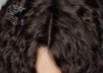 Kinky Curly Swiss Lace Frontal Closure / Lace Frontal Hair Pieces For Black