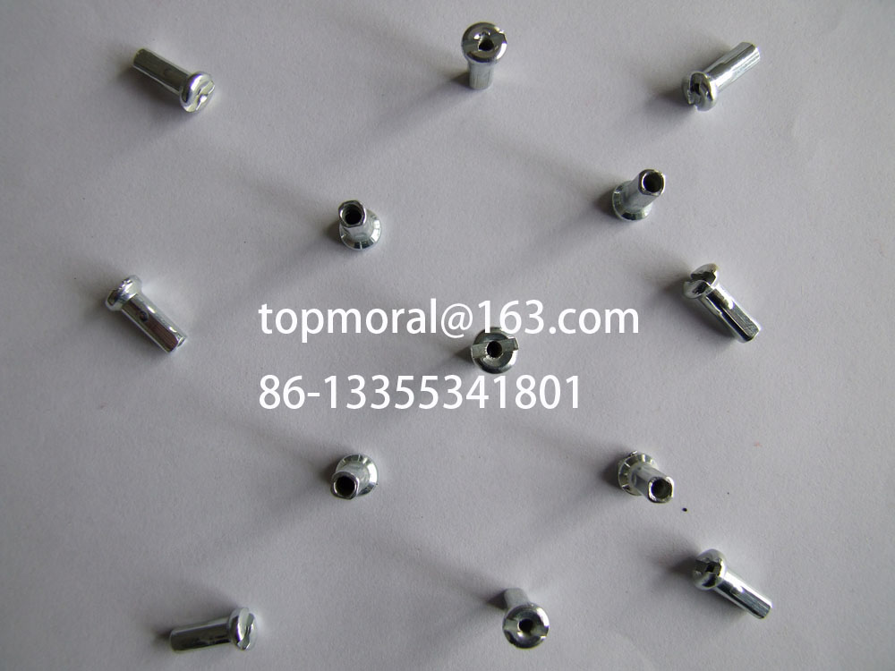 BCP Bicycle Nipples（bright chrome plated bicycle nipples