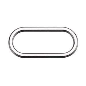 Wholesale Adjustable 6mm Bra Ring Adjuster , Oval Metal Swimwear Rings from china suppliers