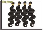 Natural Black Grade 6A Virgin Hair Extensions Body Wave 10 inch -30 inch True to