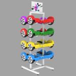 Store Retail Two Sides Bicycle Display Stand Metal Custom Mountain Bike Display