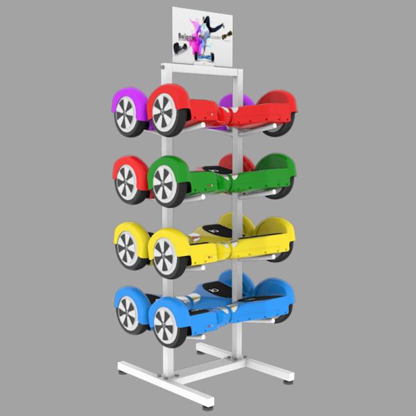 Store Retail Two Sides Bicycle Display Stand Metal Custom Mountain Bike Display