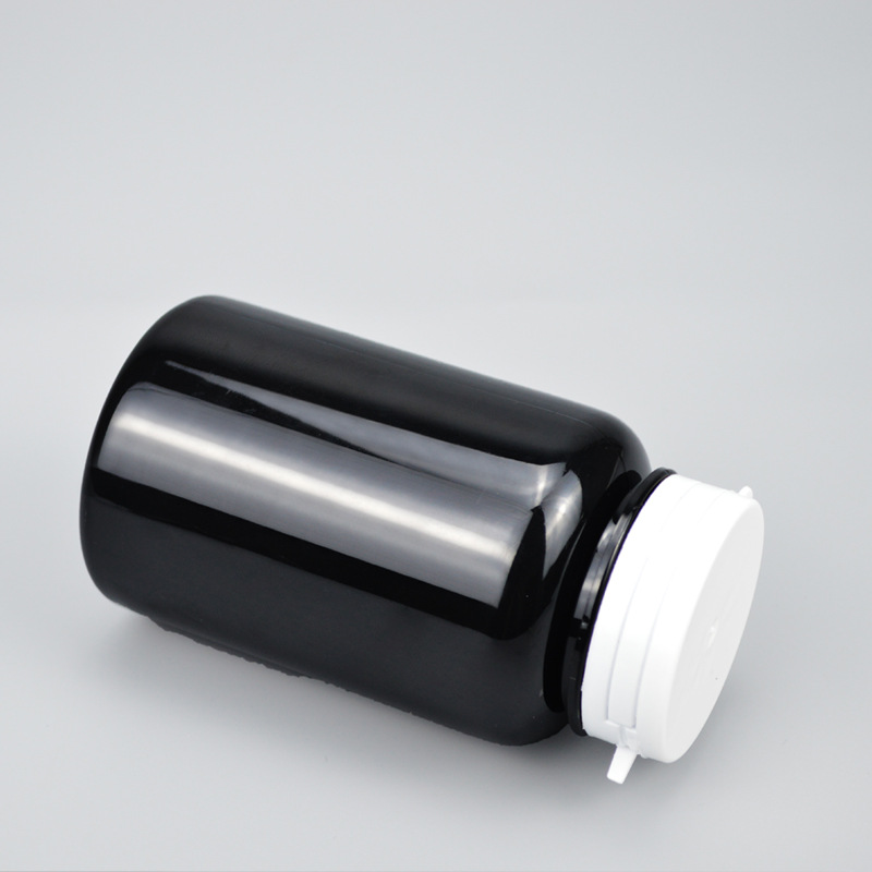 Luxury Packaging 10oz 13oz 16oz 300ml 380ml PET Pharmaceutical Capsule Pill Bottle with Seal Medicine Vitamin Bottles Containers