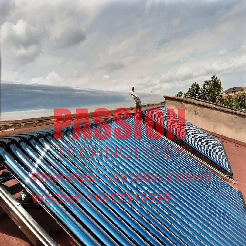 High Pressure Solar Water Heater Enamel Inner Tank 300L Heat Pipe Solar Collector