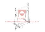 EN 81 Electric Lift Car Sling For Low Speed Elevators GB/CE Certifcation