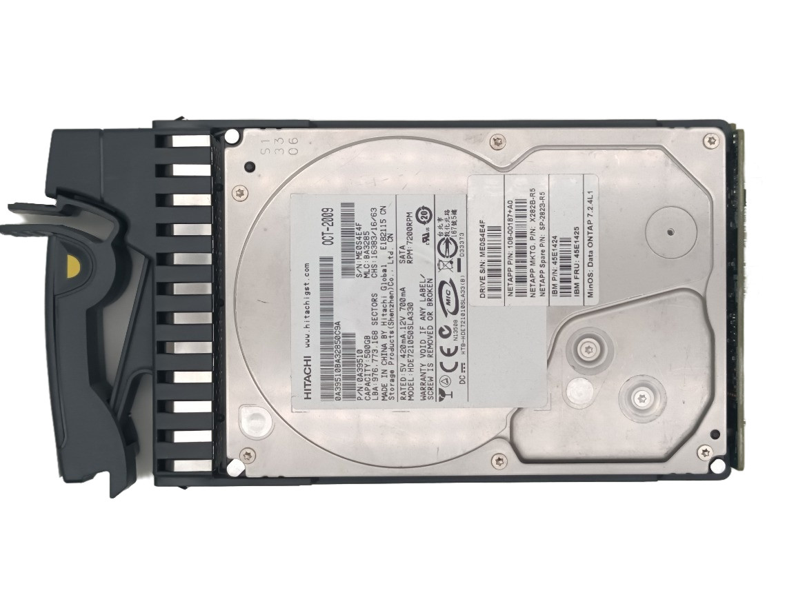 For NETAPP FAS2020 storage hard disk 500G 7.2K 3.5 3gbps X282B-R5 45E1425 45E1424