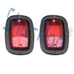 Golf Cart Halogen Headlight And LED Red Taillight Kit Compatible With Club Car