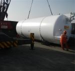 vertical cryogenic liquid oxygen tank