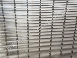Metal Curtain Architectural Decorative Wire Mesh Panels Stainless Steel Wire