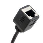 DB9 Female RS232 Serial To RJ45 Female Socket Cable