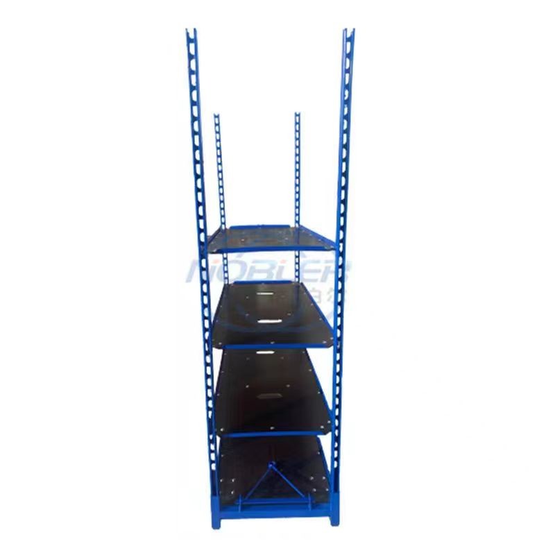 Hot Dip Galvanized Danish Flower Trolley 40KG/shelf Loading Capacity