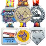 Metal Enamel Sports Medal Gold Silver Medal for Swimming Finisher Marathon