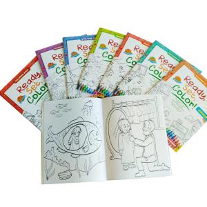 Wholesale Children Coloring Book Personalised Stationery Gifts A4 / A5 Size Matt Lamination from china suppliers