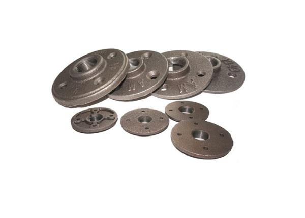 Durable Galvanized Malleable Iron Floor Flange , 1 Inch Floor Flange For Toilet