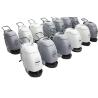 Buy cheap White Floor Scrubber Dryer Machine Running Alongside Pressure Additional System from wholesalers