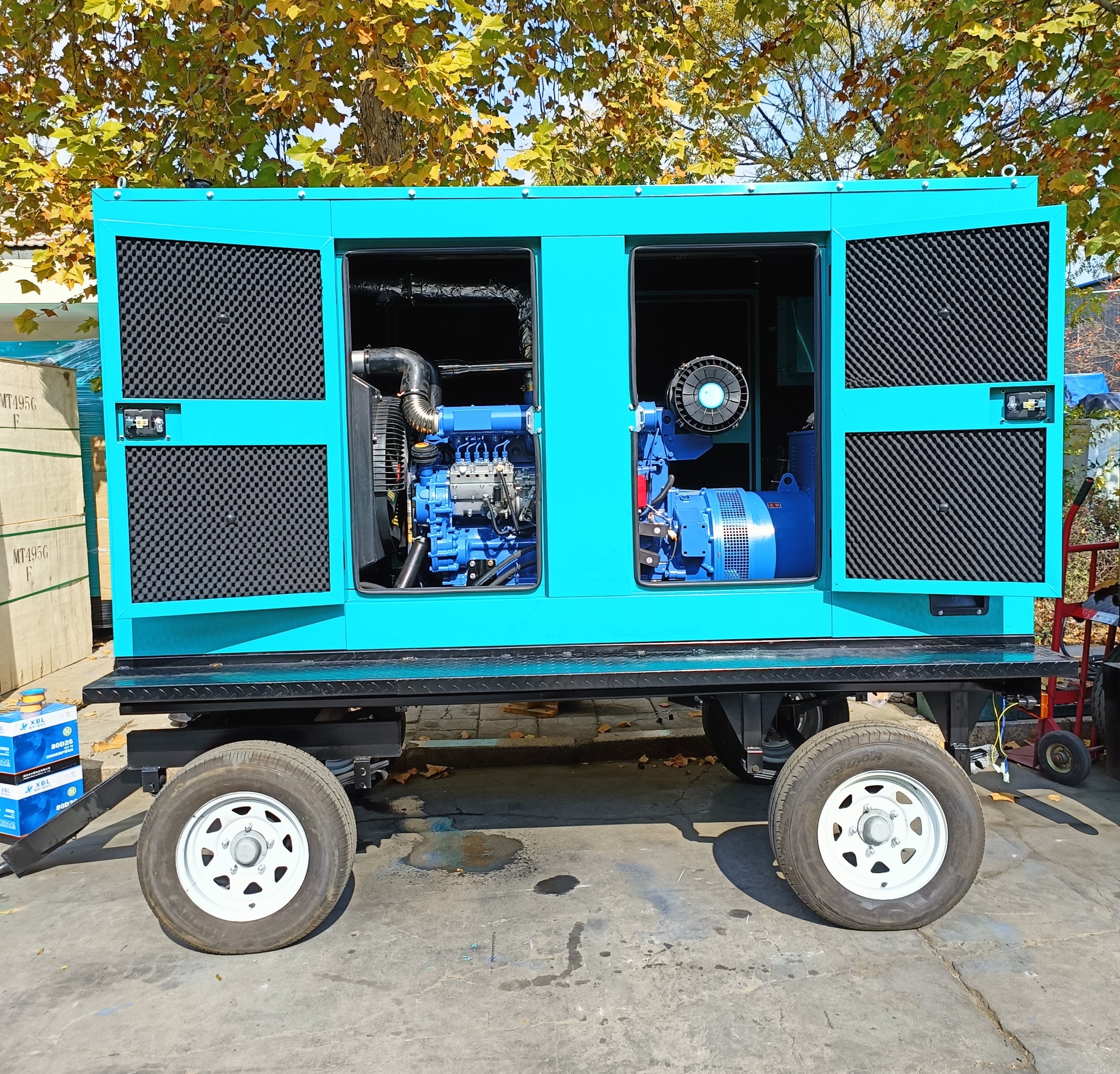 ISO Cummins Trailer Type Generator Three Phase AC Brushless High Power