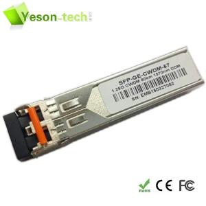 Wholesale 1.25G CWDM SFP 80KM 1470nm~1610nm from china suppliers