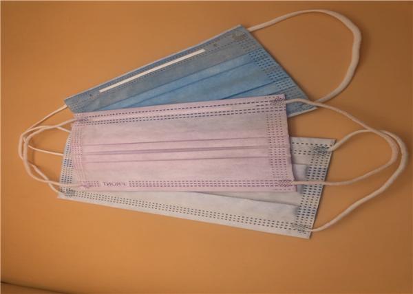 Disposable Medical Mask Non Woven Lightweight Pollution Protection Custom