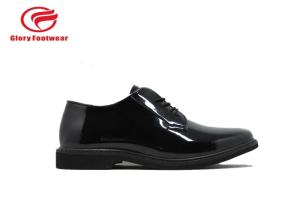 Wholesale Shineable Breathable Police Leather Shoes With Action Leather / Microfiber Upper from china suppliers