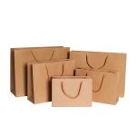 Recyclable Kraft Paper Chocolate Food Packaging Bags With Clear Window