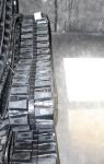 350x52.5x104 Customized ZT-18 HDD Machinery Rubber Track