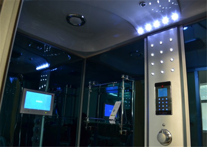 67 Inch Removable Whirlpool Bath Steam Shower Combination With Safety Suction System